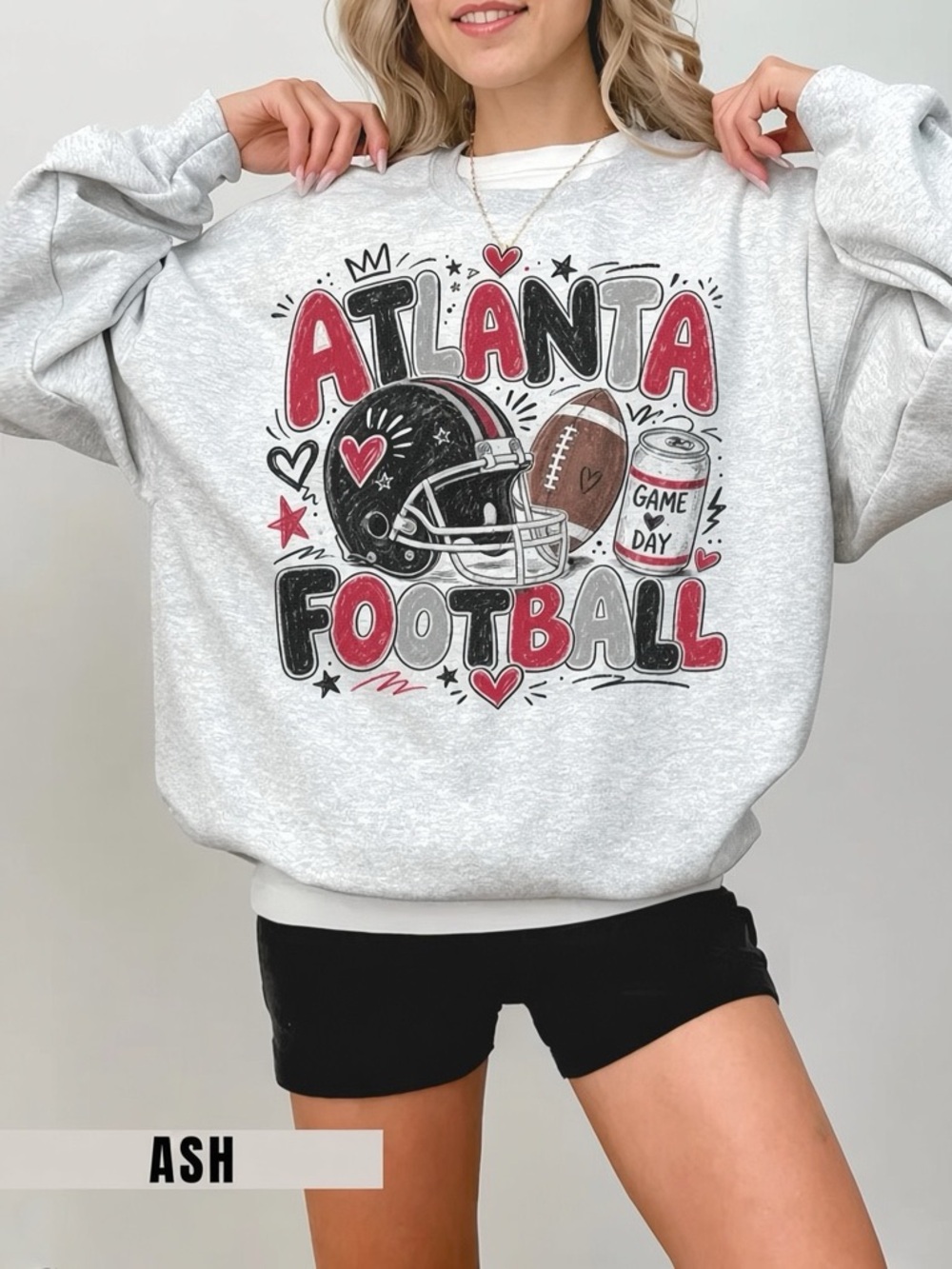 Atlanta Falcons Sports Football Sweatshirt, Trendy Game Day Sports Unisex Sweat